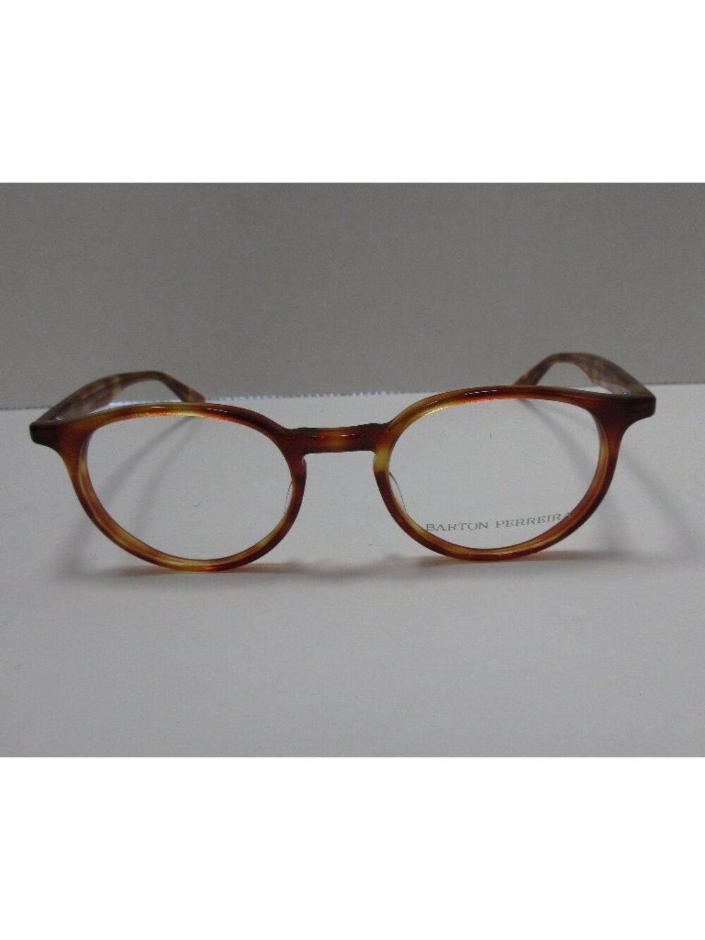 Barton Perreira Eyeglasses Norton Tortoise HAV Round Japan 46-19-145 NEW